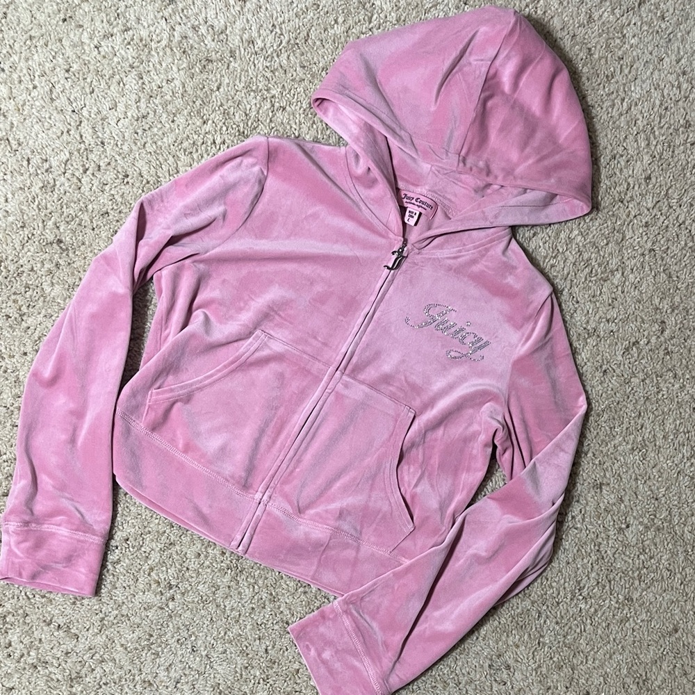 Juicy Couture Light Pink Velour Jacket